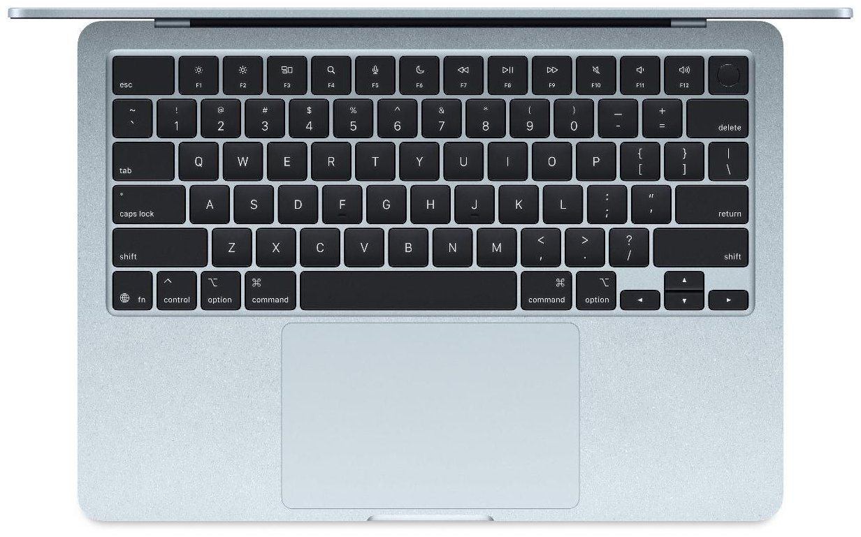 13,6" Ноутбук Apple MacBook Air M4/16/512 ГБ голубой MC6U4