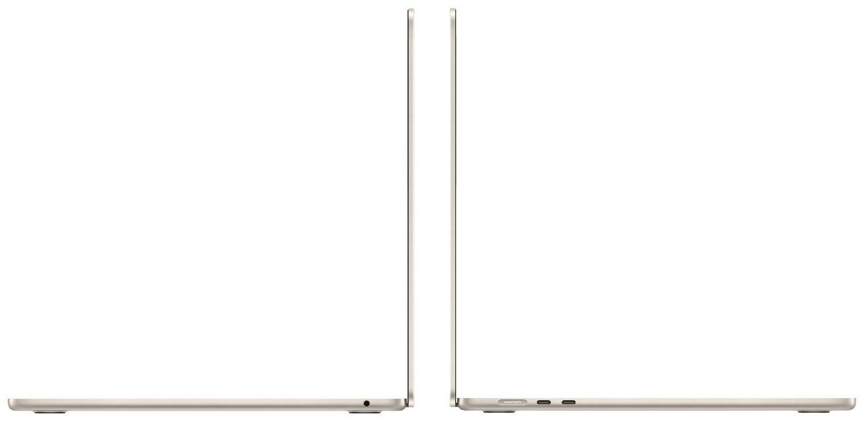 15,3" Ноутбук Apple MacBook Air M4/16/512 ГБ золотистый MW1K3