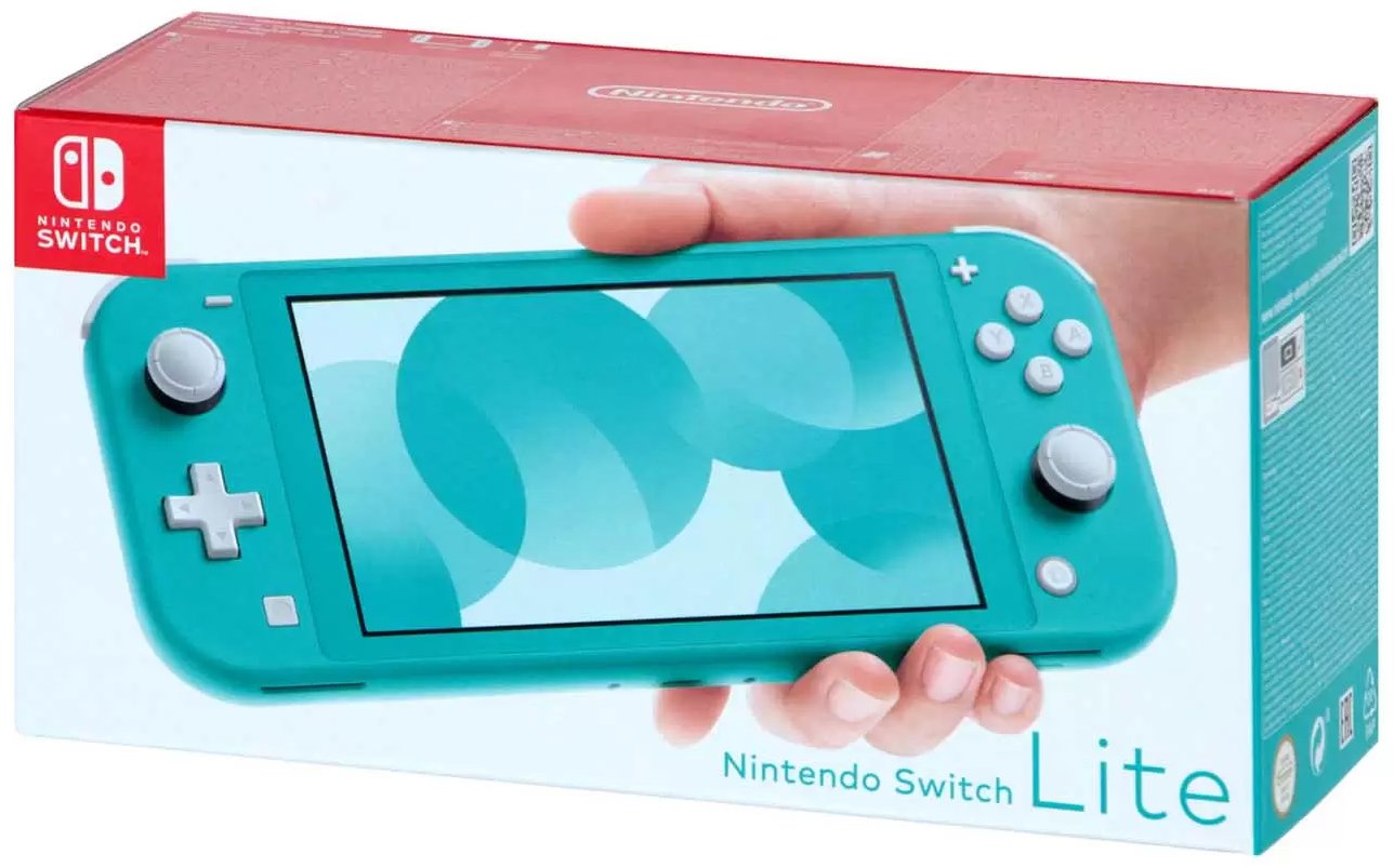 Игровая приставка Nintendo Switch Lite бирюзовый 