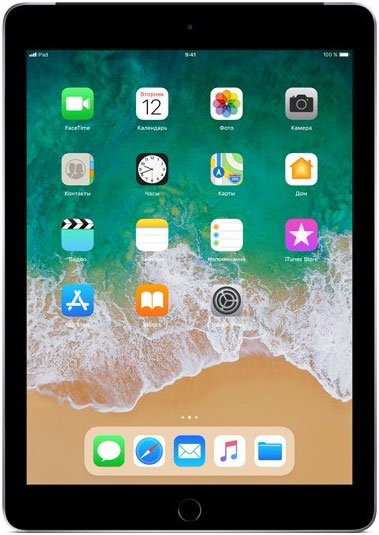 Планшет Apple iPad Wi-Fi + Cellular (4G) 2018 32 ГБ серый