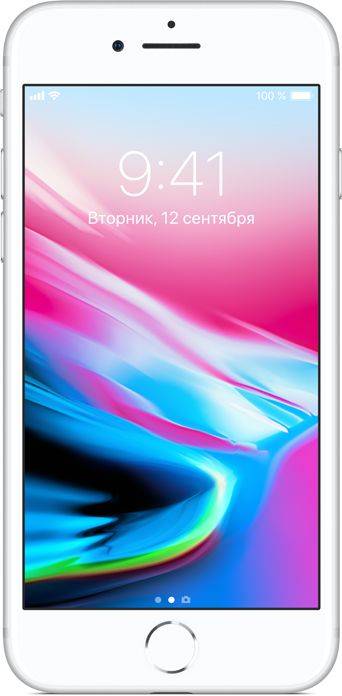 Смартфон Apple iPhone 8 64 ГБ серебристый