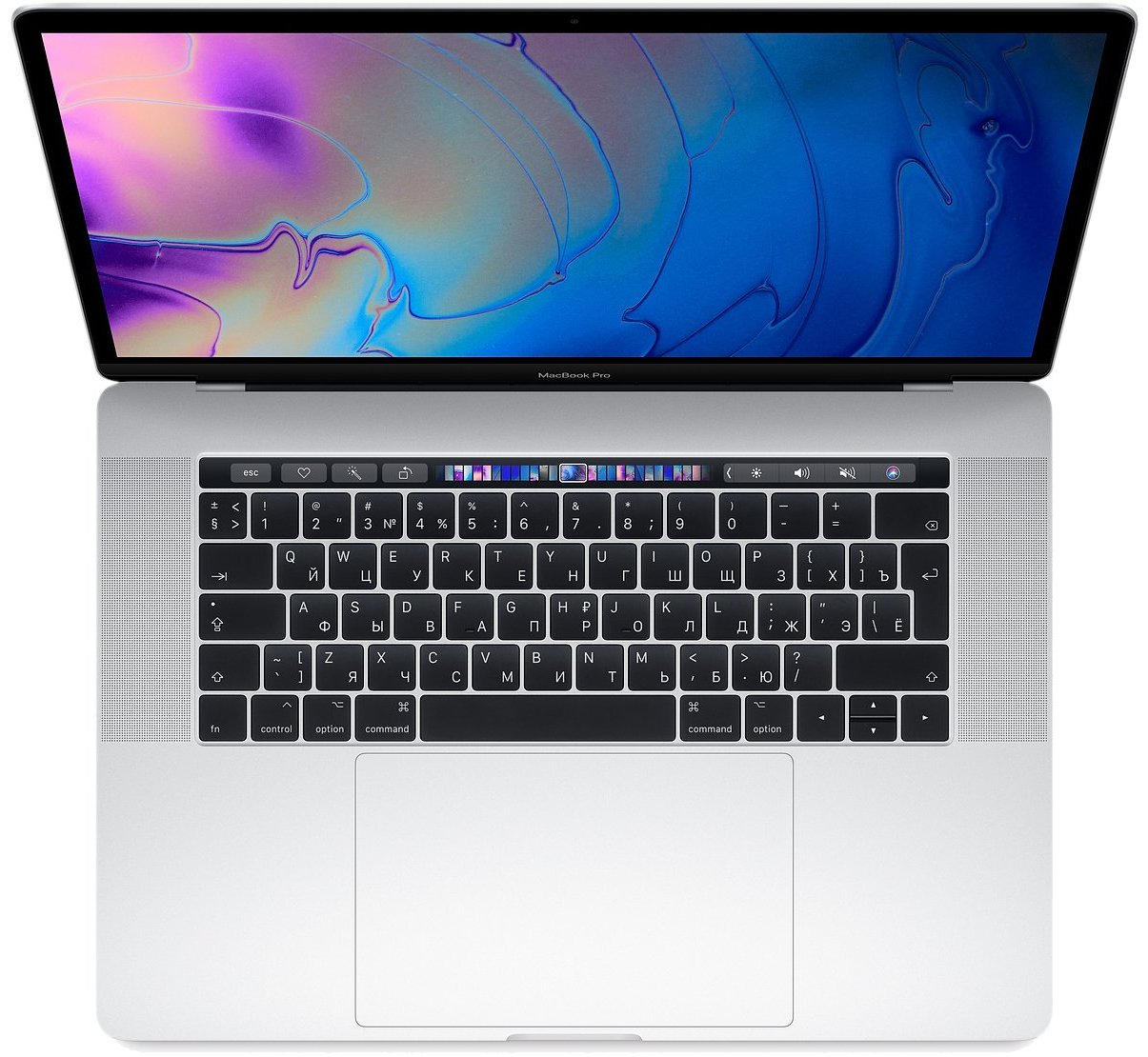 Ноутбук Apple MacBook Pro 15.5" Mid 2018 Touch Bar 256 ГБ Silver MR962RU/A