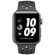 Смарт-часы Apple Watch Series 3 Nike 38mm серый с черным ремешком