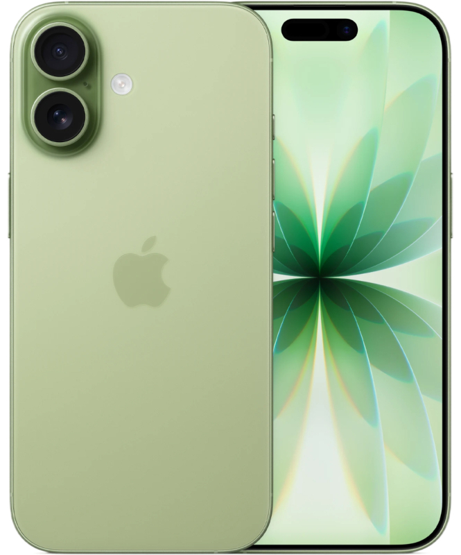 Смартфон Apple iPhone 17 256 ГБ зеленый, без RuStore