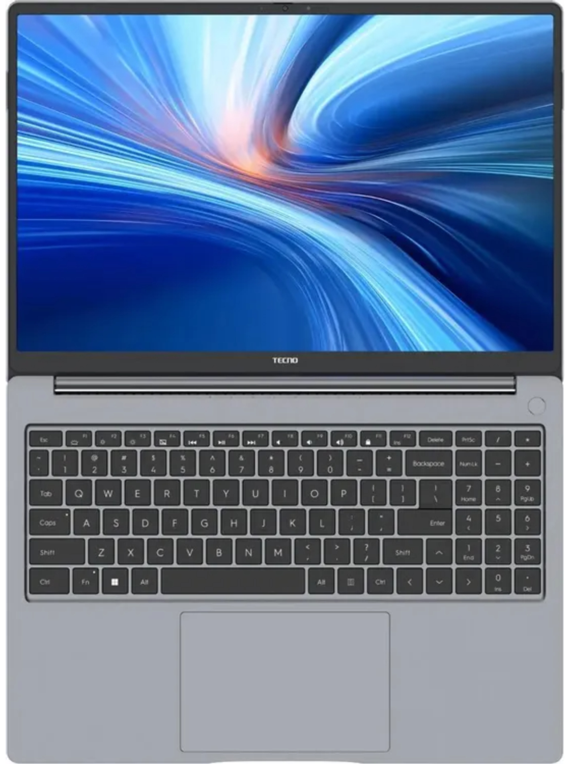 16" Ноутбук Tecno Megabook T16RA i5-13420H/16GB/1TB SSD/W11H серый 