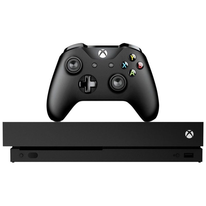 Игровая приставка Microsoft Xbox One X 1 ТБ черный + Star Wars Jedi: Fallen Order + подписки