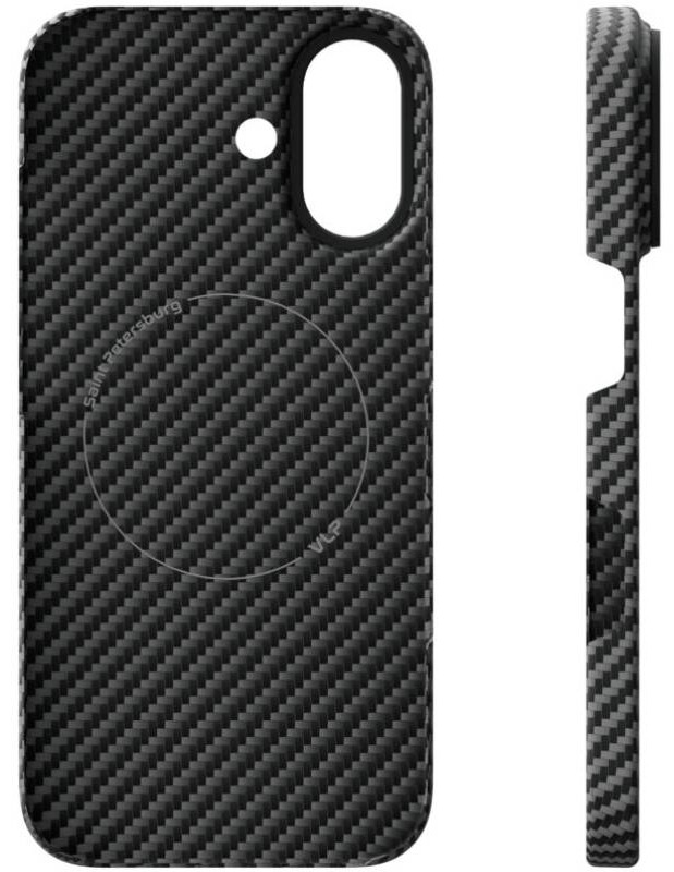 Чехол для смартфона VLP Kevlar Case Apple iPhone 17 MagSafe черный