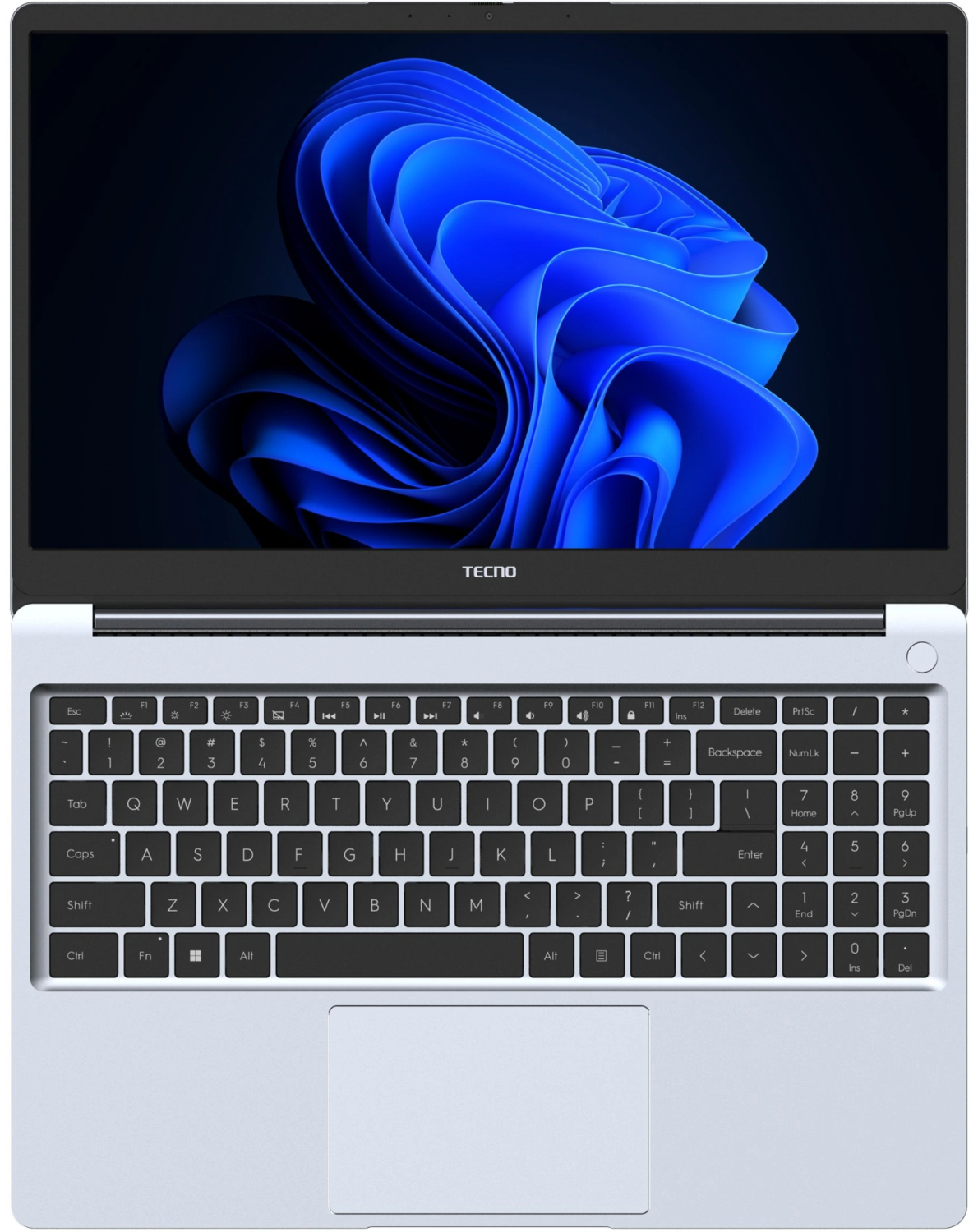 15,6" Ноутбук Tecno Megabook K15SFA R5-7535HS/16GB/1TB SSD/W11H серебристый 