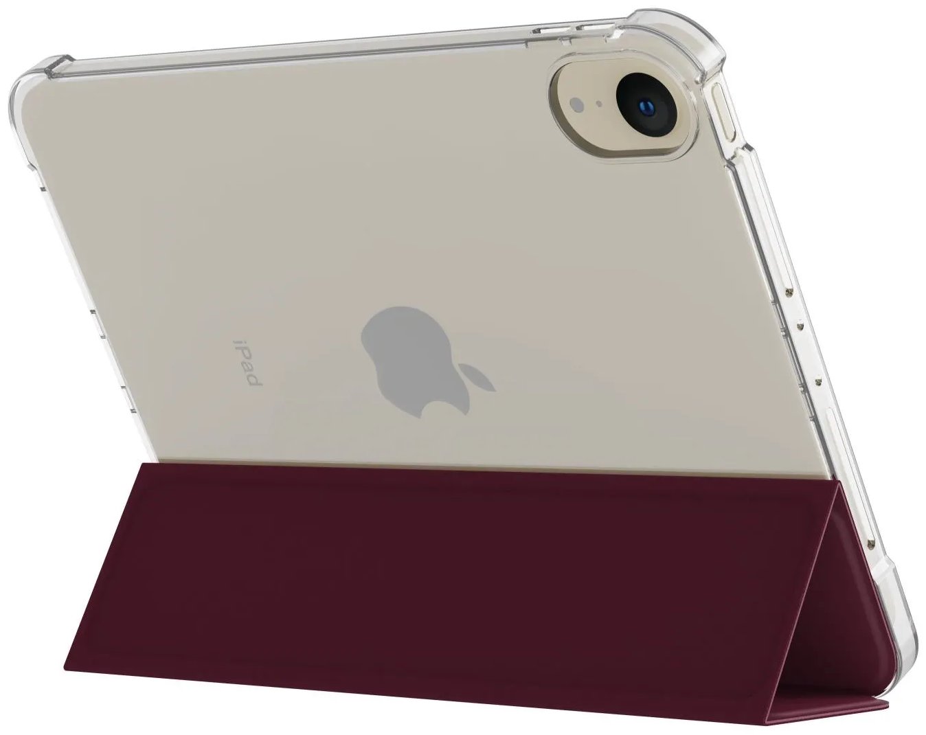 Чехол VLP Dual Folio iPad mini 6/7 бордовый