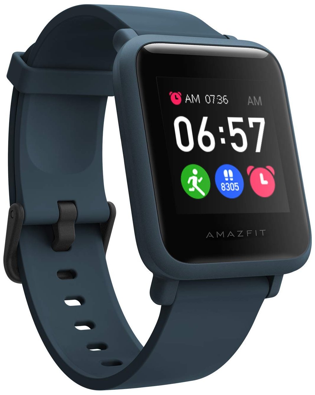 Смарт-часы Amazfit Bip S Lite синий с синим ремешком