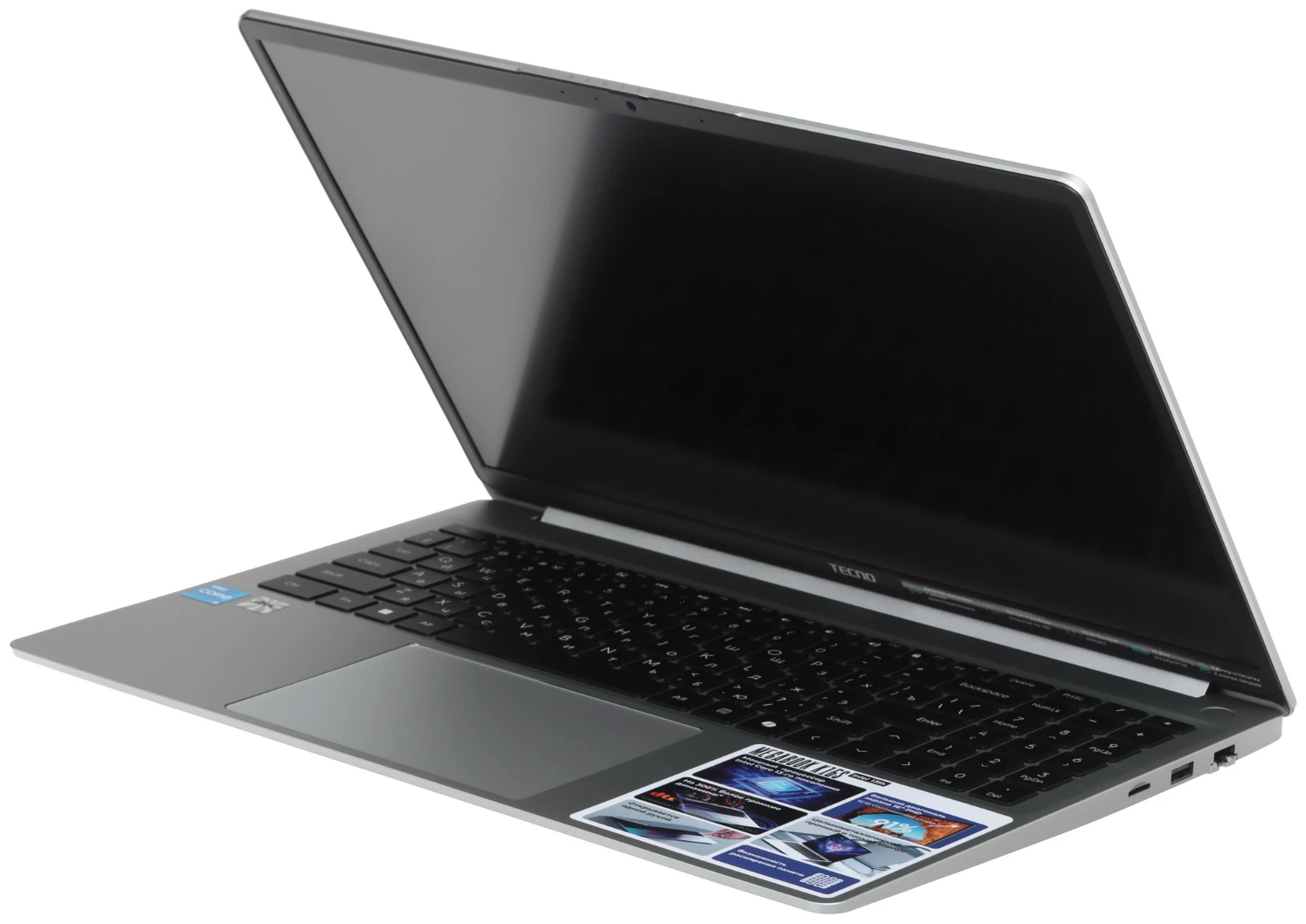 16" Ноутбук Tecno Megabook K16SAA i5-13420H/8GB/512GB SSD/W11H серый 