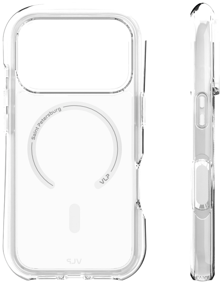 Чехол для смартфона VLP Bubble Case Apple iPhone 17 Pro MagSafe белый