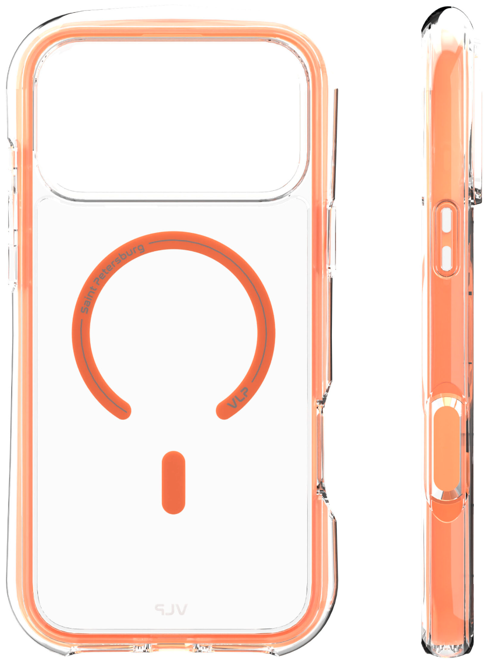 Чехол для смартфона VLP Bubble Case Apple iPhone 17 Pro MagSafe оранжевый