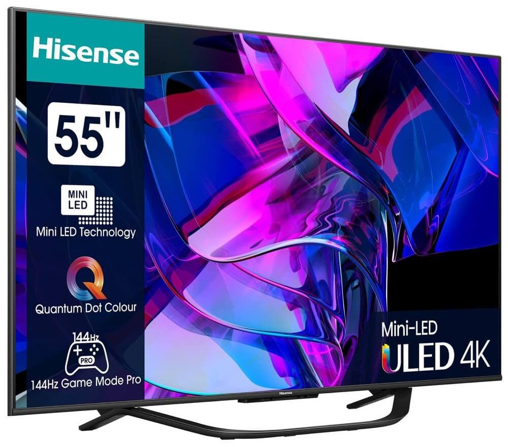 Телевизор Hisense 55U7KQ 55" черный