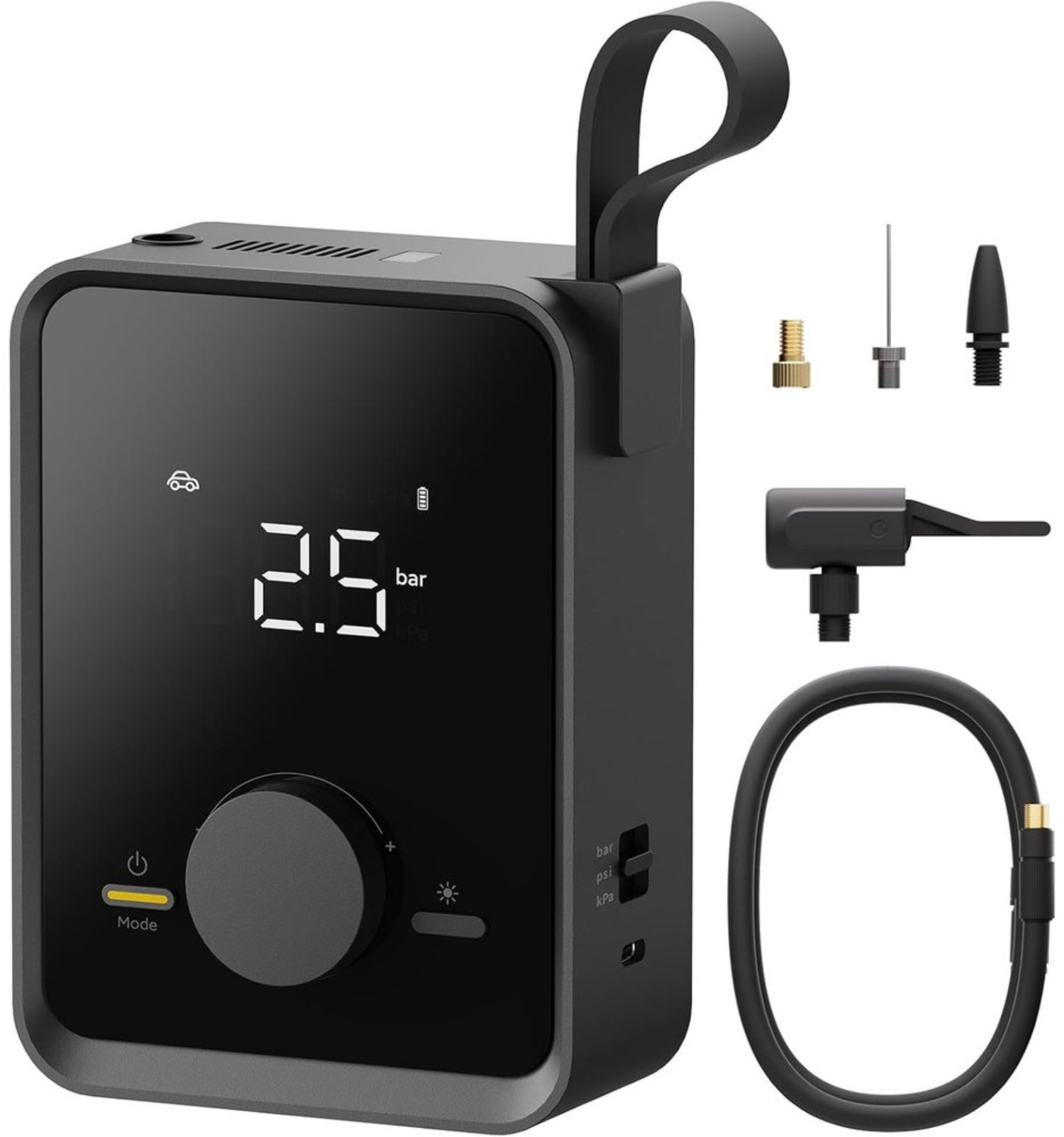 Компрессор HOTO Air Pump Pro черный HOE0008GL