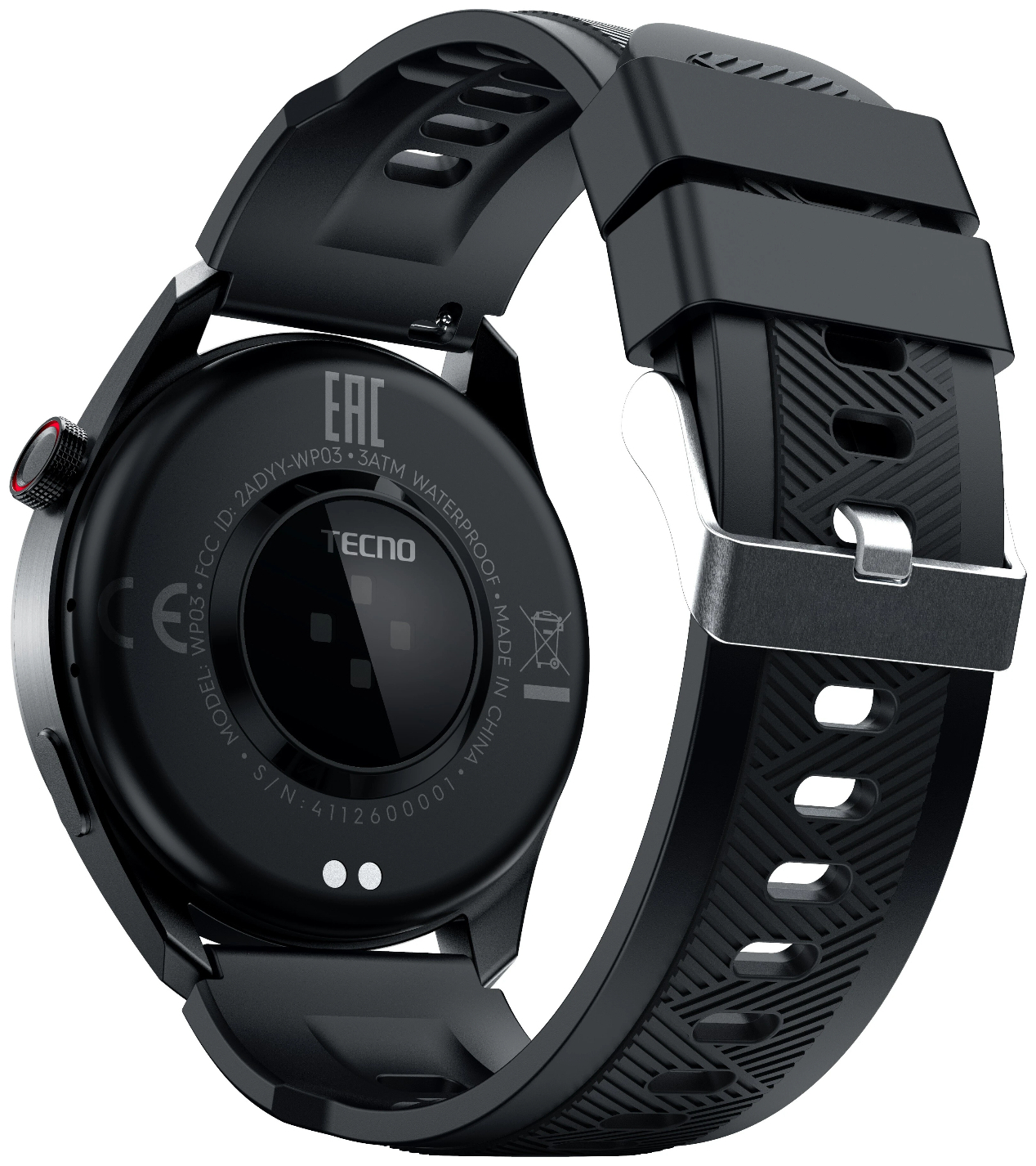 Смарт-часы Tecno Watch 3 Pro черный WP03