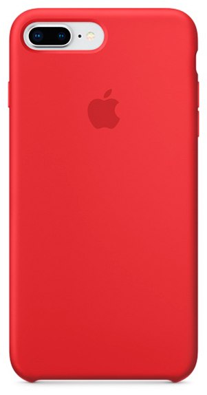 Чехол для смартфона Apple iPhone 8 Plus Silicone Case красный