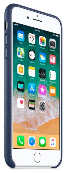Чехол для смартфона Apple iPhone 8 Plus Leather Case синий