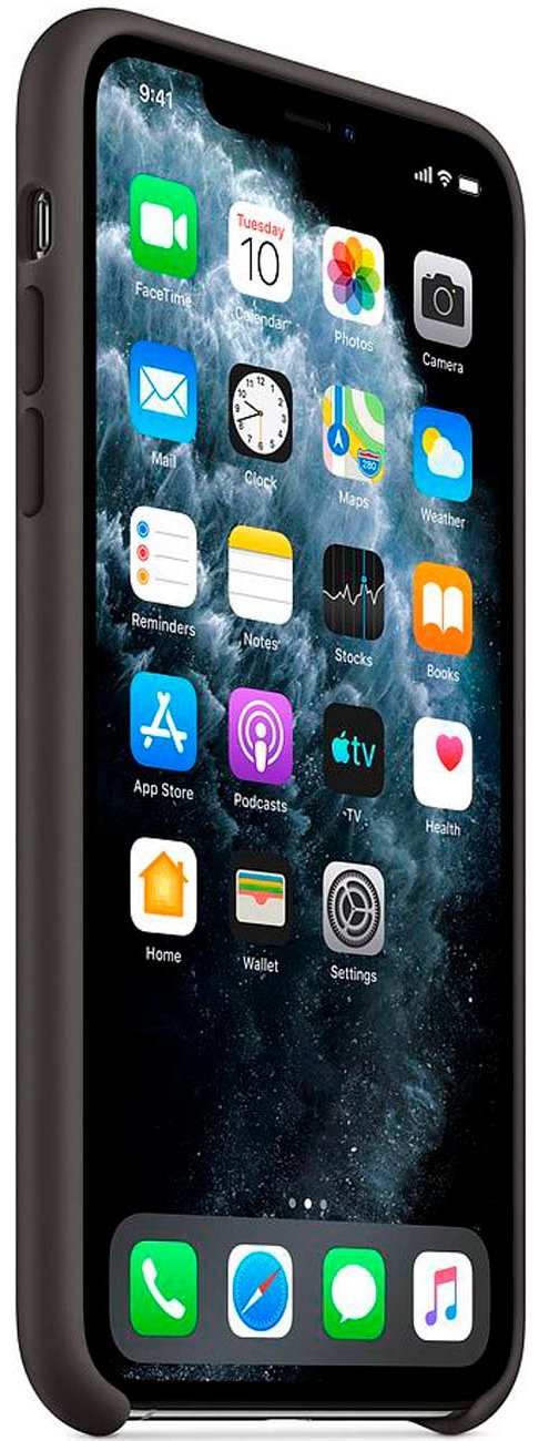 Чехол для смартфона Apple iPhone 11 Pro Max Silicone Case черный