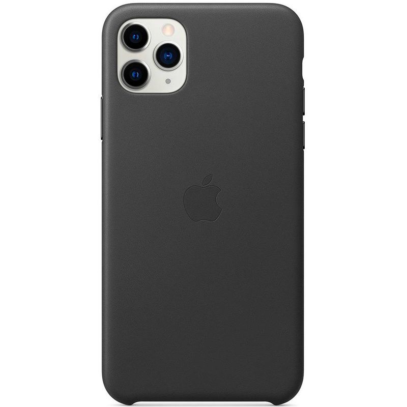 Чехол для смартфона Apple iPhone 11 Pro Max Leather Case черный