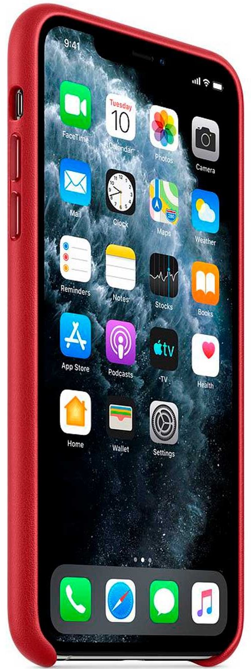 Чехол для смартфона Apple iPhone 11 Pro Leather Case красный