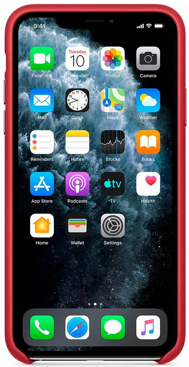 Чехол для смартфона Apple iPhone 11 Pro Leather Case красный