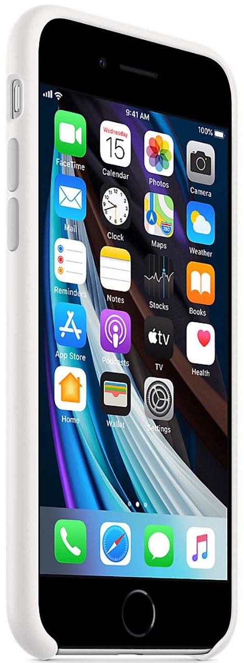 Чехол для смартфона Apple iPhone 7/8/SE Silicone Case белый