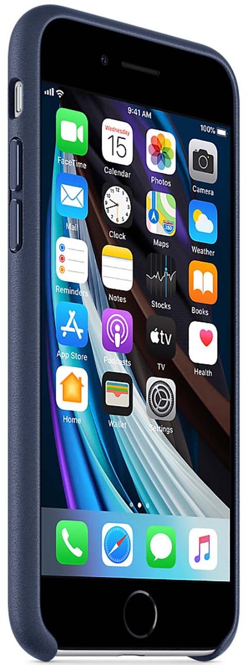 Чехол для смартфона Apple iPhone 7/8/SE Leather Case синий