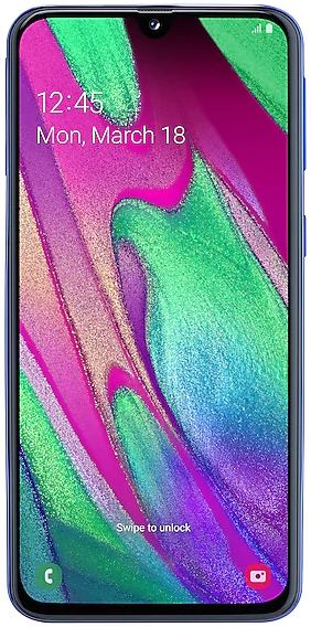 Смартфон Samsung Galaxy A40 4/64 ГБ синий