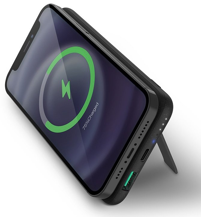 Портативный аккумулятор Uniq Hydeair click wireless 15/20W 10000 mAh серый