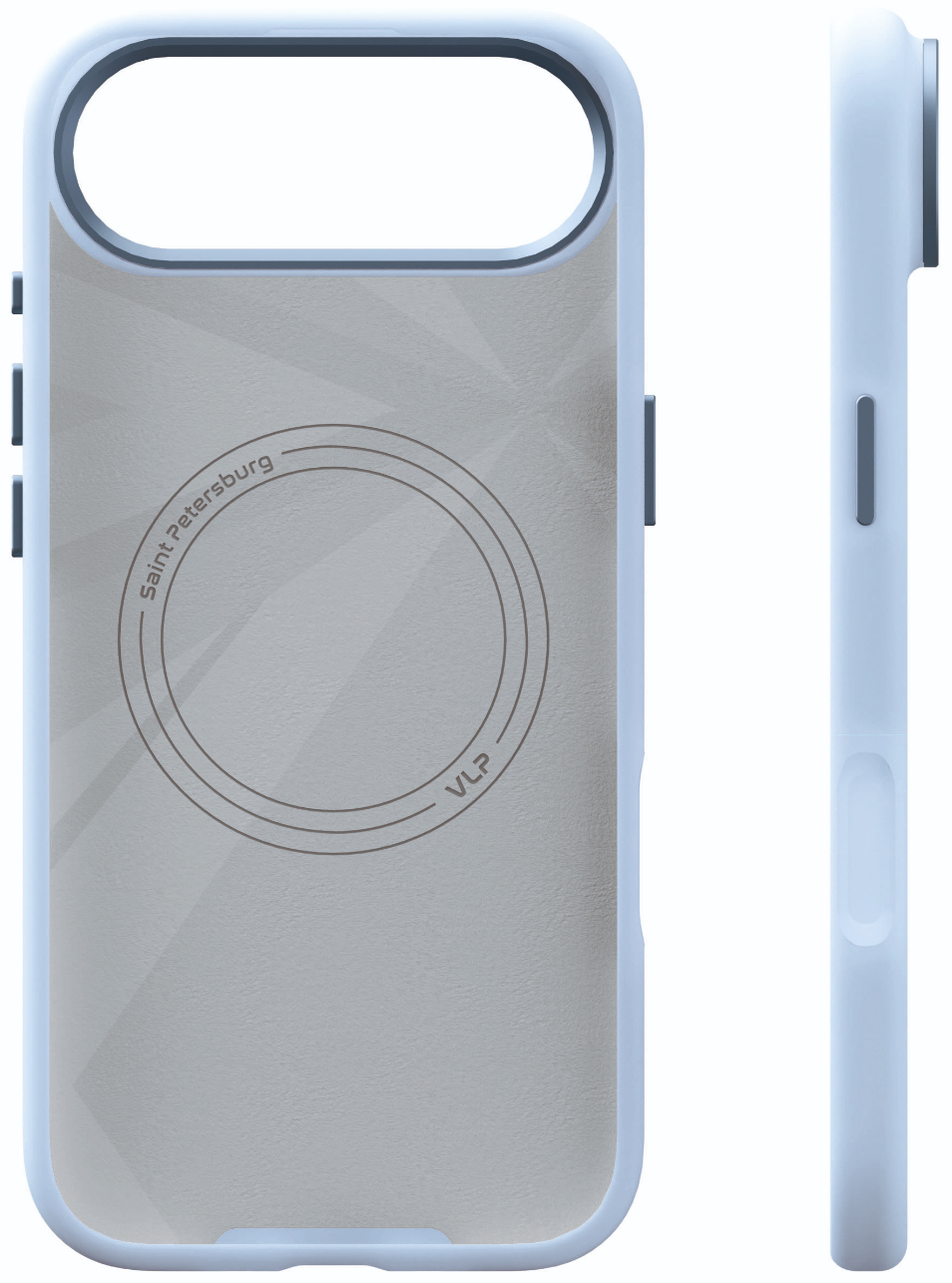 Чехол для смартфона VLP Aster Pro Case Apple iPhone Air MagSafe голубой
