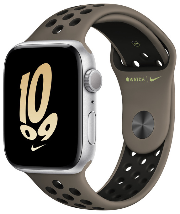 Смарт-часы Apple Watch SE 2 44mm серый с черным Nike ремешком 