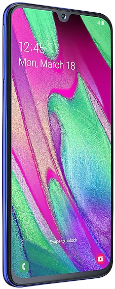 Смартфон Samsung Galaxy A40 4/64 ГБ синий