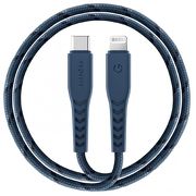 Кабель EnergEA NyloFlex Lightning to USB-C 1.5m MFI синий CBL-NFCL-BLU150