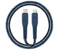 Кабель EnergEA NyloFlex Lightning to USB-C 1.5m MFI синий CBL-NFCL-BLU150