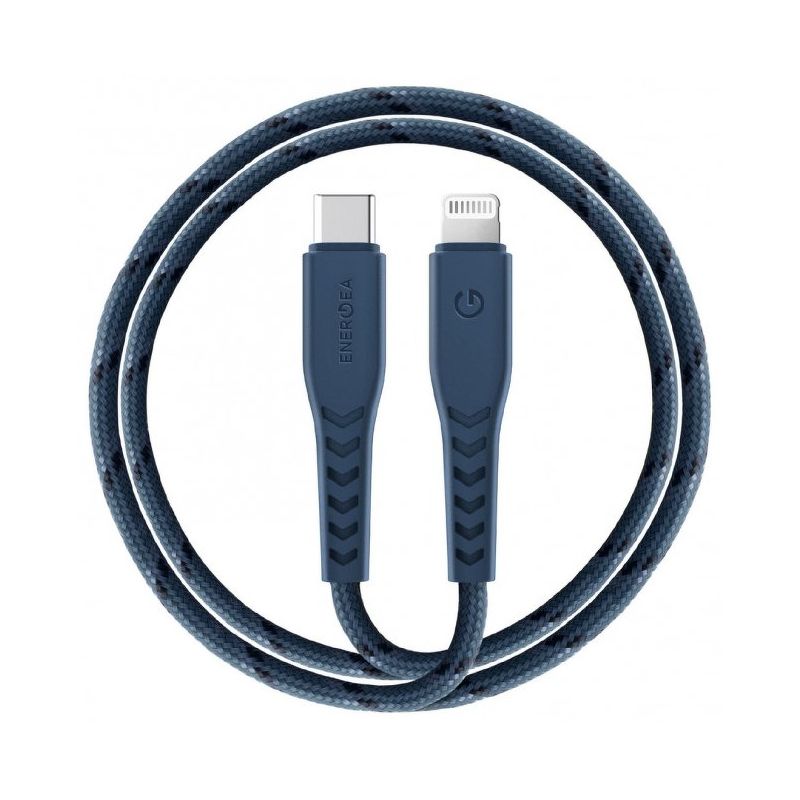 Кабель EnergEA NyloFlex Lightning to USB-C 1.5m MFI синий CBL-NFCL-BLU150