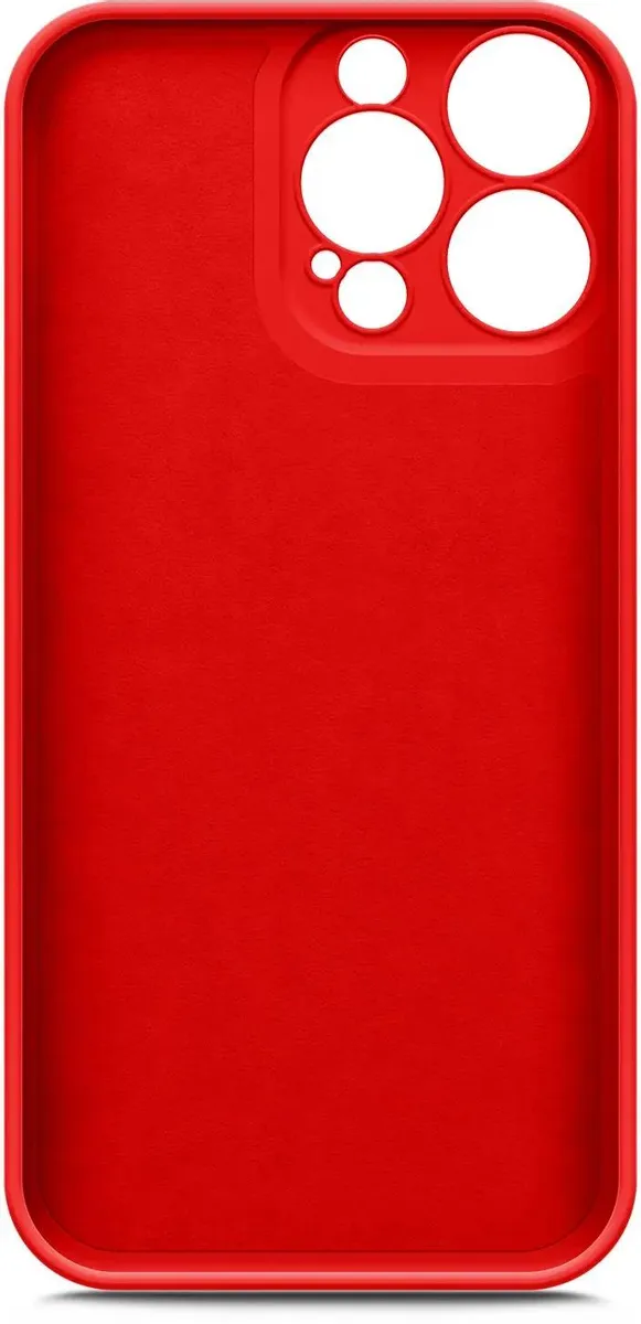 Чехол для смартфона BoraSCO Microfiber Case матовый для Apple iPhone 14 Pro красный