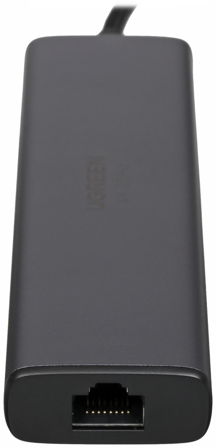 USB-разветвитель UGREEN CM512 USB-C to HDMI+2*USB 3.2 A+1*USB 3.2 C+RJ45+PD Power Converter серый