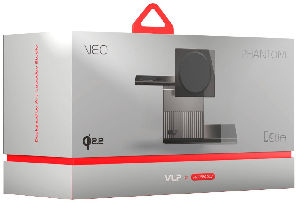 Беспроводное зарядное устройство VLP NEO Qi2.2 черный