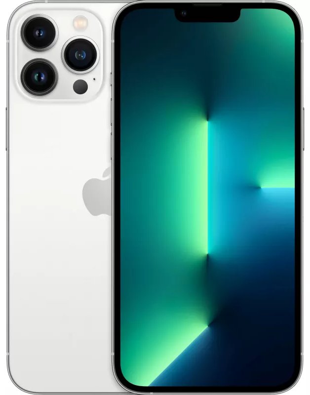 Смартфон Apple iPhone 13 Pro Max 256 ГБ серебристый ЕСТ