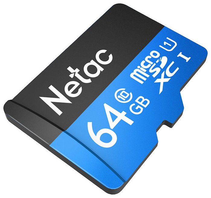 Карта памяти 64 ГБ Netac MicroSD Card P500 Standard