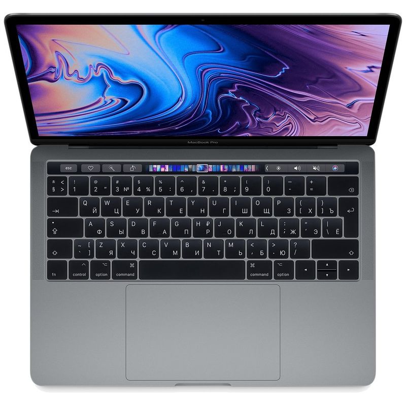 Ноутбук Apple MacBook Pro 13.3" Mid 2018 Touch Bar 512 ГБ серый MR9R2RU/A