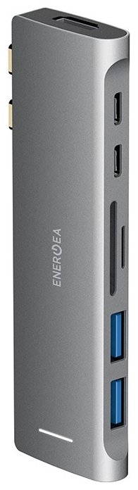 USB-концентратор EnergEA AluHUB MACPRO 2 Dual USB-C Multiport Thunderbolt 3 