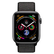 Смарт-часы Apple Watch Series 4 40mm серый с черным ремешком 