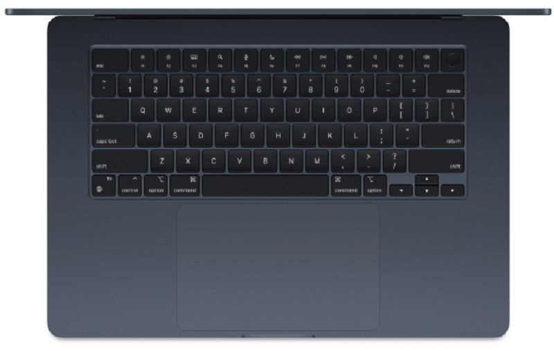 15,3" Ноутбук Apple MacBook Air M2/8/512 ГБ черный MQKX3