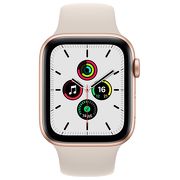 Смарт-часы Apple Watch SE 40mm золотистый с бежевым ремешком