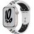 Смарт-часы Apple Watch Series 7 Nike 45mm серый с белым ремешком