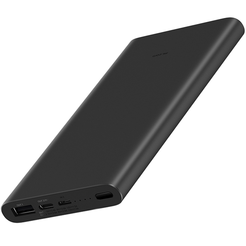 Портативный аккумулятор Xiaomi Mi Power Bank 3 Bank 3 10000 mAh черный