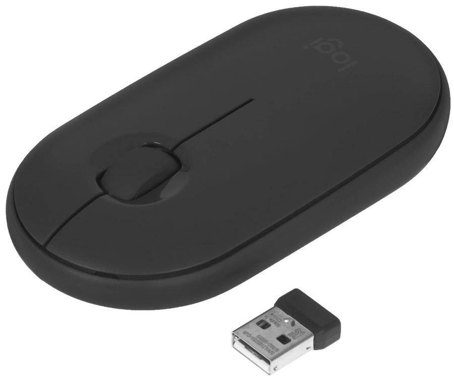 Беспроводная мышь Logitech Pebble M350 черный