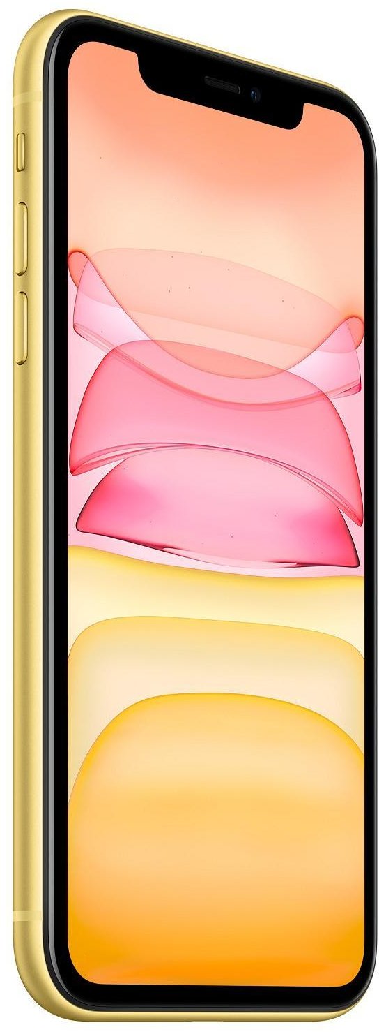 Смартфон Apple iPhone 11 128 ГБ желтый ЕСТ
